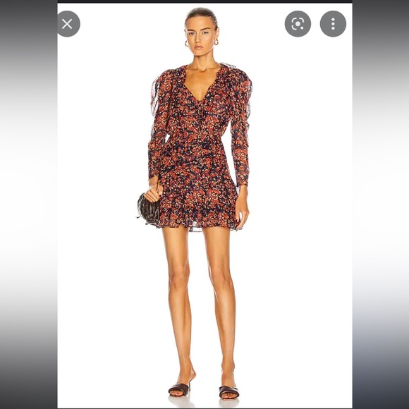Ulla Johnson Cecily Cosmos Mini Dress - Picture 1 of 13